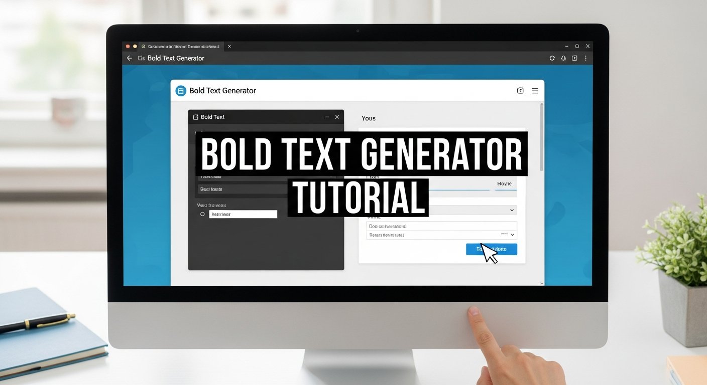 Bold Text Generator Tutorial
